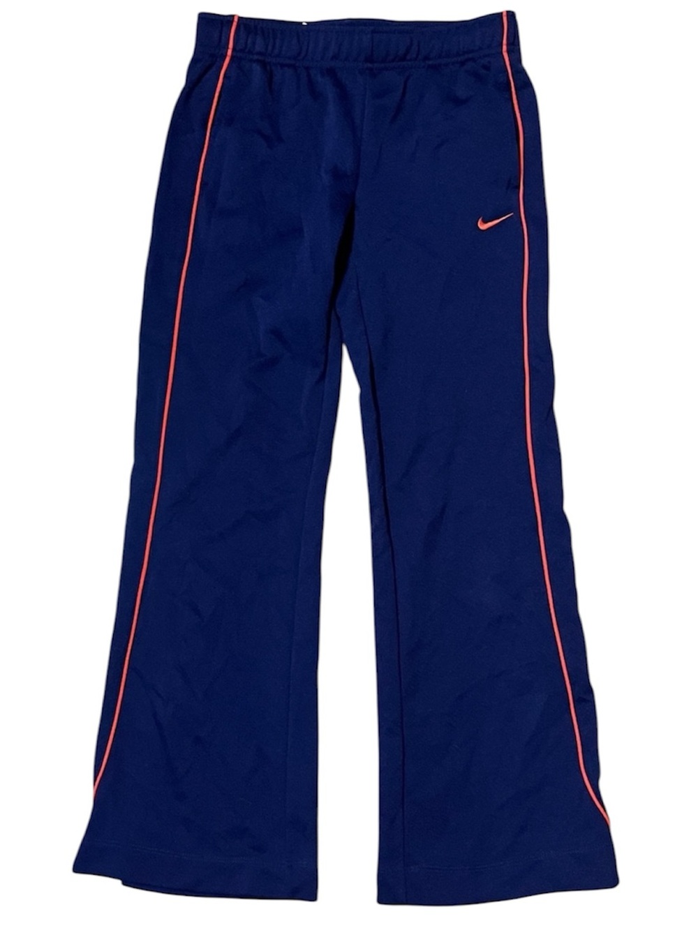 Nike Kids Navy Joggers with Coral Piping